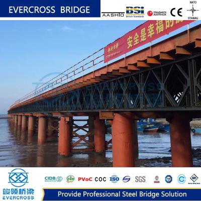 China Temporary Steel Trestle Bridge For Fast Cross-Sea Bridge Construction S355/ S460/Gr 55c/Gr350/Gr50/Gr65/GB355/460 for sale