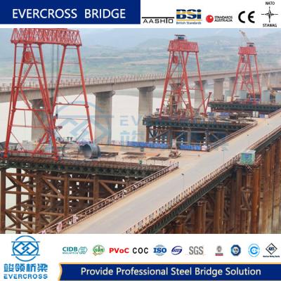 China Fast Construction Temporary Bridge Steel Trestle Bridge For Cross Sea Bridge Construction for sale