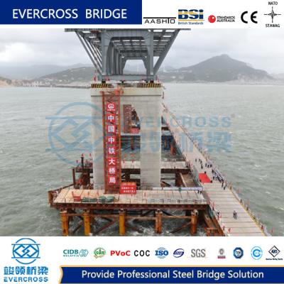 China Flexible Configuration Bailey Platform With High Strength For Temporary Bridge for sale