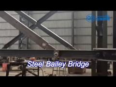 heavy loading bailey bridge pier for portable steel bridge