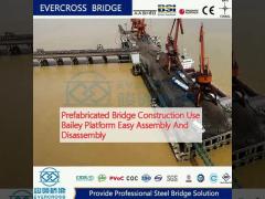 Prefabricated Bridge Construction Use Bailey Platform Easy Assembly And Disassembly