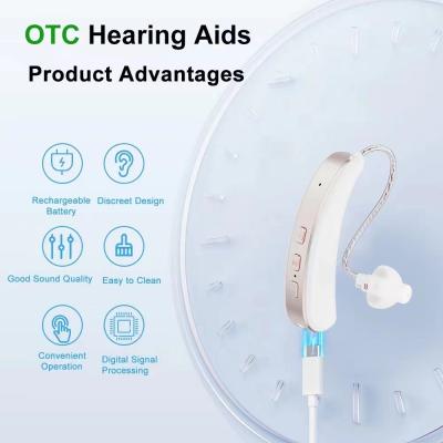 China Mini Rechargeable Hearing Aid with Noise Cancelling and Howling Suppression for sale