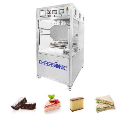 China UFM6000 Bakery Food Processing Ultrasonic Round Cheese Cutting Machine for sale