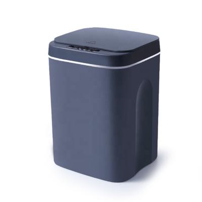 China China Wholesale Battery Viable Touchless Sensor Trash Can Multifunctional Automatic Trash Can Trash Can With Lamp for sale