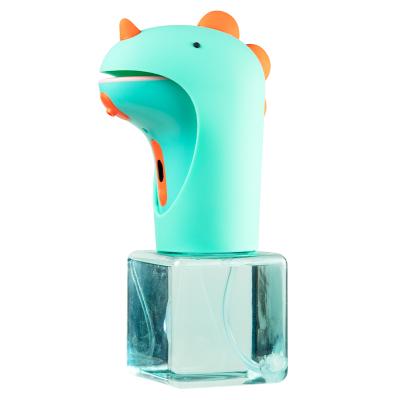 China Foam Animal Shape Dinosaur Animal Shape Automatic Soap Dispenser 250ML Silicone Soap Dispenser PETG Silicone Foam Soap Dispenser for sale