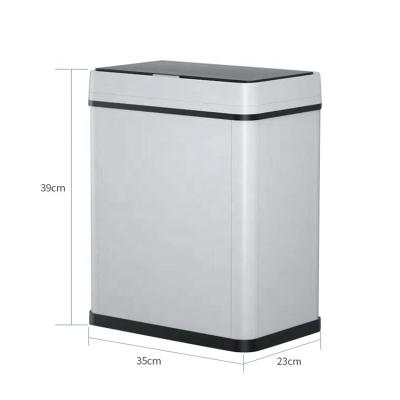 China Sustainable Hot Selling Smart Automatic Luxury Automatic Trash Can Bin Convenient Sensor for sale