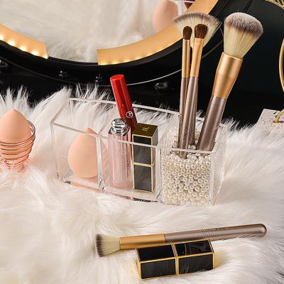 China Fashion Makeup Brush Holder European Style Cosmetic Open Mouth For Easy Storage Makeup Organizers for sale