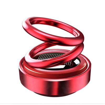 China Hot Popular Same Design Car Accessory Double Car Perfume Solar Ring Aromatherapy Air Perfumeseat Furnishings Decoration for sale