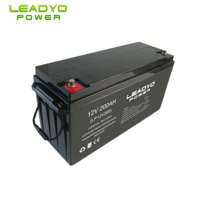 China Schroefbare lithium-ionfosfaatbatterij, ABS-behuizing Deep Cycle Marine-batterij Te koop