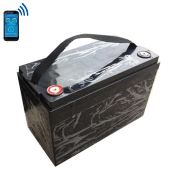 Chine Batterie marine rechargeable au lithium-fer 12V 120Ah LiFePO4 Batteries à cycle profond avec Smart BMS à vendre