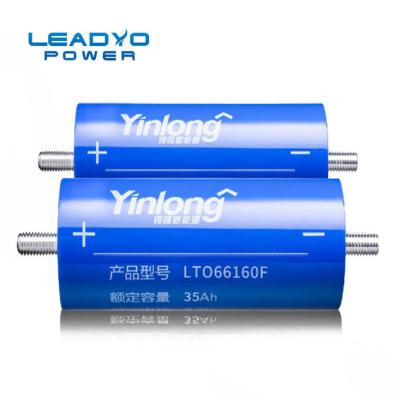 China het Lithiumbatterijcellen Originele Yinglong van 2.3V 35AH een het Titanaatbatterij van het Ranglithium Te koop