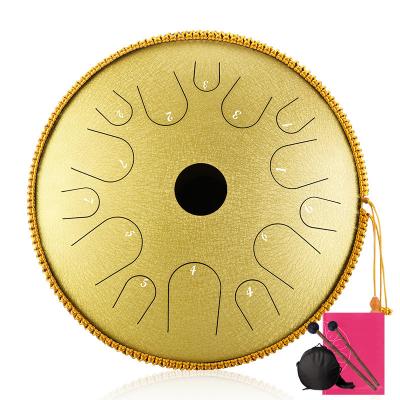 China Cooper-containing safe type material cooper-containing wholesale OEM original golden drum steel body musical instrument steel tongue for sale