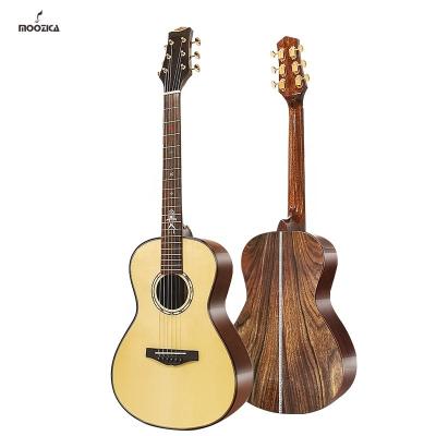 China MOOZICA M7 Single Acoustic Guitar Wholesale Beginner Bachelor Series Small Student Level Played Flawless Flawless Guitar for sale