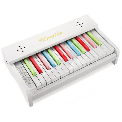 China 30 Keys Exquisite Solid Wood Portable Multifunctional Piano Children's Digital Piano Musical Instrument for sale