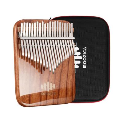 China Exquisite Made in China Rosewood Solid Soft Wood Single Panel Professional Kalimba Thumb Piano for sale