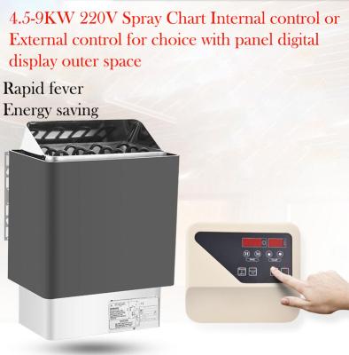 China Computer control panel electric steam generator, steam generator price quotation, dry bath function sauna heater for sale