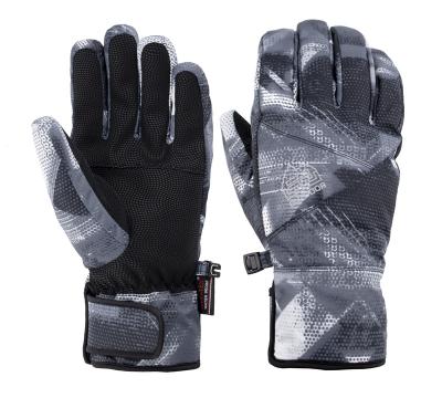 China Women CLASSIC WATERPROOF WARM INSULATED SPORTY GLOVES SNOW GLOVE IN PRINT FOR SKIING AND MOUNTAINEERING for sale