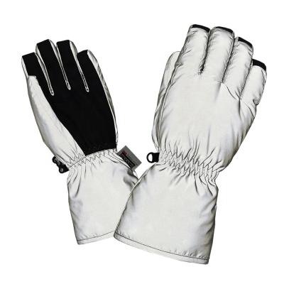 China Men's windproof and waterproof reflective insulated warm winter profile glove for men and women for skiing and snowboarding for sale