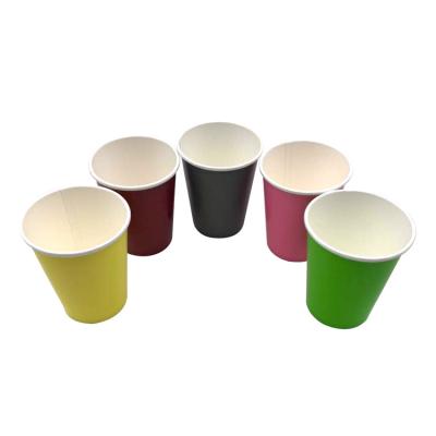 China Disposable Two Color Ice Cream Coffee Drink Disposable Black Wallpaper Cup For Food for sale