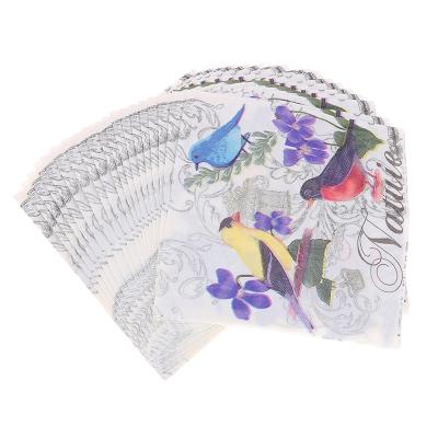 China Printed Custom Printed Decorative Party Reuse Paper Napkins For Weddings for sale