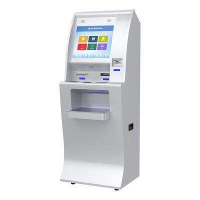 China 17 inch indoor - high-frequency self-service book checkout and card-issuing terminal kiosk for sale