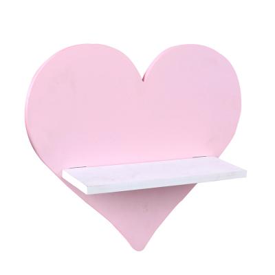 China Adjustable Wall Mounted Shelf Heart Kids Decorative Wall Shelf (Other) for sale