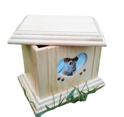 China Viable Caskets and Caskets Pet Wooden Pet Caskets Pet Urn Can Custom Pet Memorial Box for sale