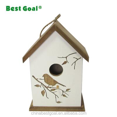 China Cheap Wooden Pet Cage Sustainable And Aviary Decor Chinese Bird House Eco - Friendly for sale