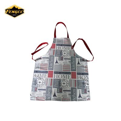 China Customized Logo Printed Kitchen Apron Home for sale