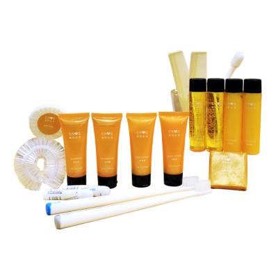 China Hotel Exquisite Disposable Amenities Disposable Guest Room Sets Wholesale Luxury Bathroom Kit Supplies for sale