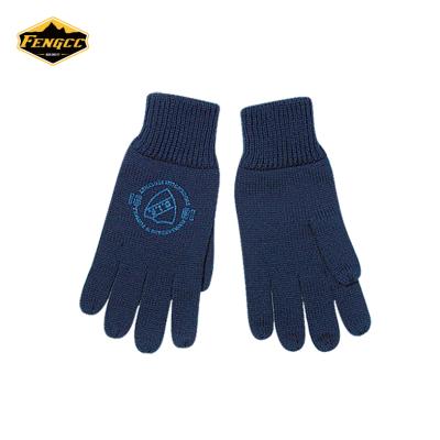 China Cold season for winter warm cold royal color snow season knitting glover with cashmere material for sale