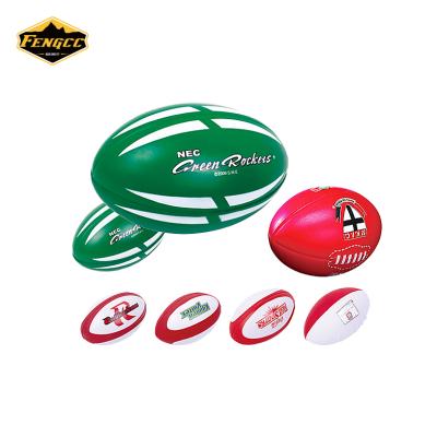 China Promotional Soft Toy Mini Foam Rugby Stress Ball For Club Souvenir for sale