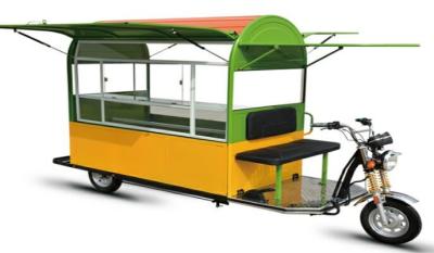 China Large Capacity Electric Food Truck / Cart With Battery Operated for sale