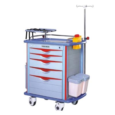 China Minimalist Dental Emergency Trolley Hospital Trolley Hospital Medical Carts for sale