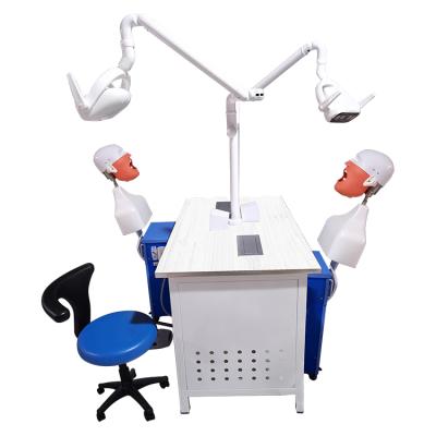 China Office Student Dental Training Surgery Unit Dental Manikin Dual Regional Dental Simulator for sale