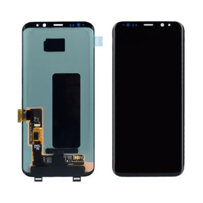 China lcd display touch assembly for samsung s8 plus g955 lcd black 6.2