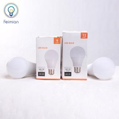 China High Brightness 3W 5W 7W 9W 12W 15W 18W E27 B22 Waterproof Home And Commercial Indoor Aluminum A Type LED Light Bulb With Raw Material for sale