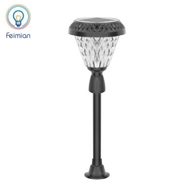 China New Design Street Outoors Solar Pillar Light High Quality Warm Cool White Outdoor Base Pathway Lamp for sale