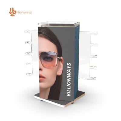 China Portable Countertop Holder Amina Craft Acrylic Eyewear Glasses Display Stand for sale