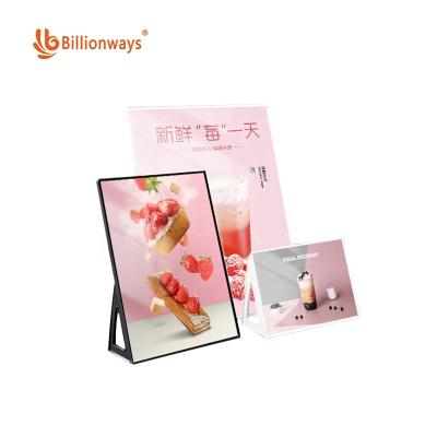 China Customized Advertising L Shape Table Fashion Shopping Mall Sign for sale