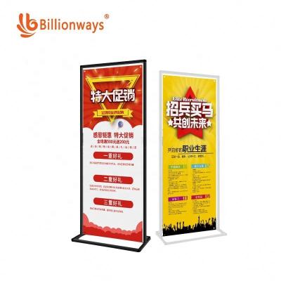 China Foldable Aluminum Single Side Banner Stand For Big Event Advertising Roll Up Banner For Promotion Exhibition Display for sale