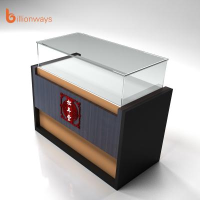 China Jewelry Store Display Showcase Jewelry Store Accessories Glass Wood Display Cabinet For Sale for sale