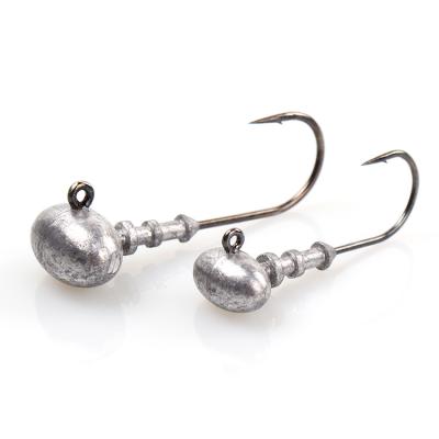 China Single Unpainted Downspout Hook Building Hook Fishing Lure Head 7g Jig Hooks Professional Football Jig for sale