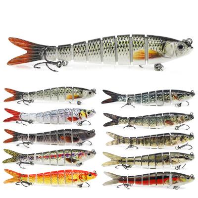 China ABS Swimbait Fishing Lure 13.5cm Lure 26g Pike Segment Hard Plastic Sinking Multi Fishing Lures Common Bait Fishing for sale