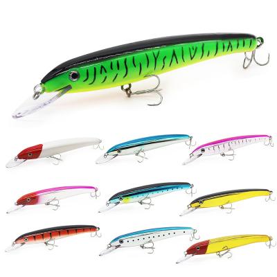 China ABS Hard Fishing Minnow Lures 40g/180mm Deep Diving Various Colors Minnow Optional Jerkbait Swimbait for sale