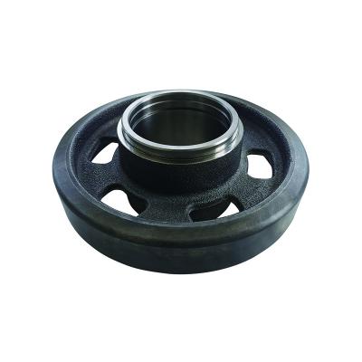 China Agricultural Machinery Landing Gear Idler Parts Cast Iron Landing Gear Idler Foundry Green Sand Parts Casting Malleable Iron for sale