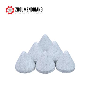 China Ceramic Media Rock Tumbler Tumbling Metal Small Surface Finishing Deburring And Grinding Ceramic Tumbling Parts for sale