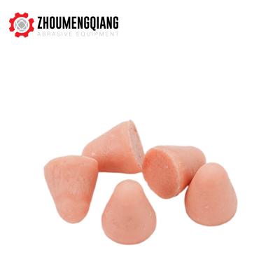 China Finishing Polishing Grinding Abrasive Plastic Deburring Media Copper Stone Soft Deburring Media for sale