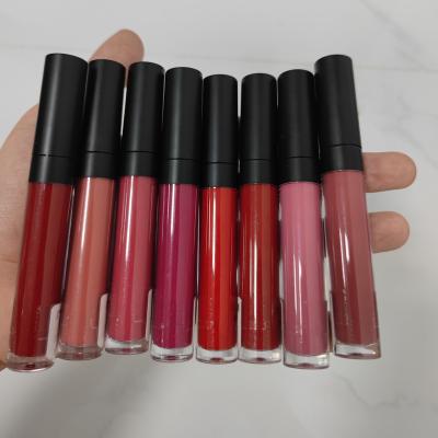 China Waterproof Color Matte Finish Lip Gloss Long Lasting Moisturizing Private Label Vegan & Cruelty Free Wholesale 24 for sale