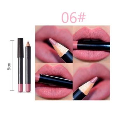 China Waterproof 12 Colors Lip Liner Pencils And Lipstick Set Private Label Custom No Logo OEM Waterproof for sale